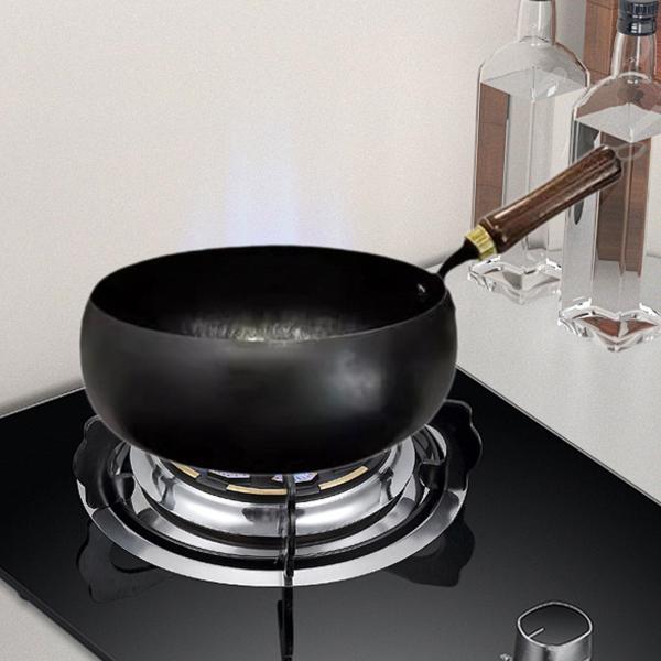 中華鍋 一般的なガス鍋 コーティングなし調理器具 沸騰調理 中華鍋 鉄製中華鍋 28cm