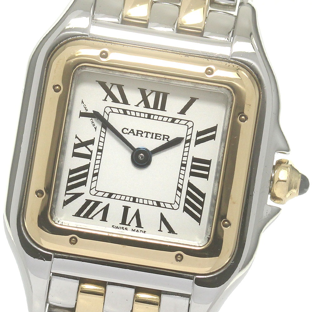 カルティエ CARTIER W2PN0006 パンテール SM 2ロウ クォーツ レディース _862659【中古】