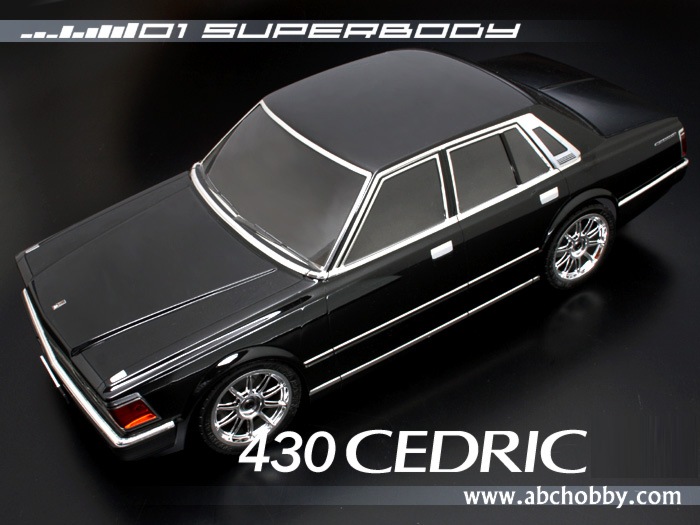 ABCホビー 【再生産】1/10 電動RCカー用 01スーパーボディ ニッサン・430 セドリック【67120】 ラジコン用 ABC 67120 ニッサン 430 セドリック