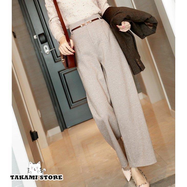ワイドパンツ ボトムス レディース ウエストマーク ハイウエスト パンツ 大きいサイズ 小さいサイズ 春 秋 通勤服 オフィス きれいめ カジュアル