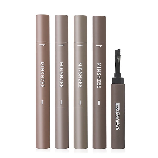 Qoo10] MINSHZEE 眉毛染めクリーム/自然立体染め眉毛クリー