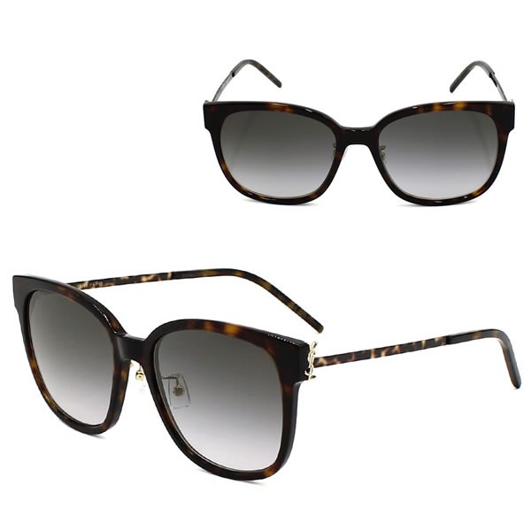 サングラス SL M48S_C/K-004 ハバナ グレーグラデーション アジアンフィット メンズ レディース ユニセックス SLM48SCK-004