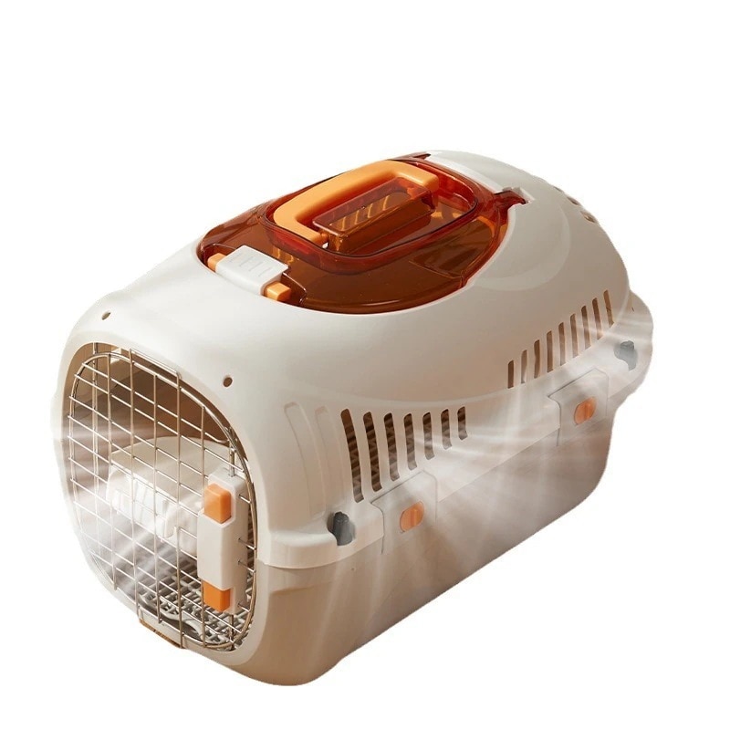ペット猫空気ボックス ポータブル携帯用猫ケージ 取り外し可能なクリーニング 猫と犬の出荷輸送ボックス