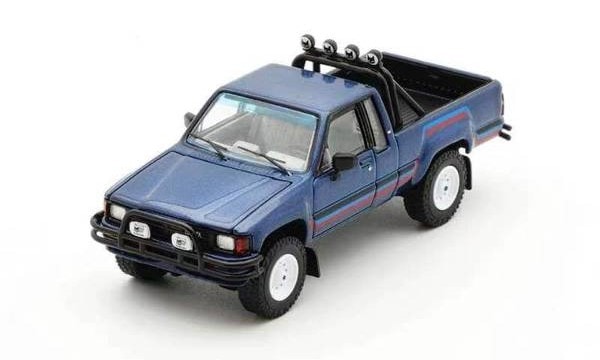 ゲインコーププロダクツ 1/64 トヨタ ハイラックス SR5 XTRA Cab 1985 左ハンドル仕様 ブルー【KS062-398】 ミニカー KS062-398 トヨタ SR5 XTRA Cab