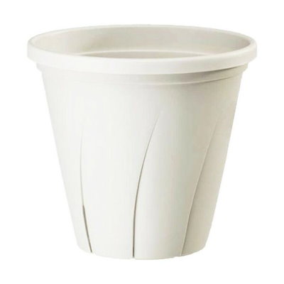 他サイト： 鉢　根はり鉢　６号　ホワイト　ＣＲＣ90―03―05―10―00の商品画像