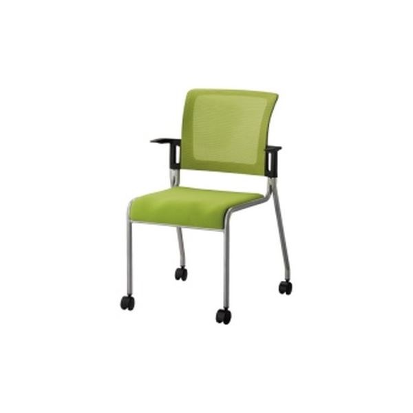 TOKIO 会議イス MC-4 GR キャスター脚 グリーン[組立品]