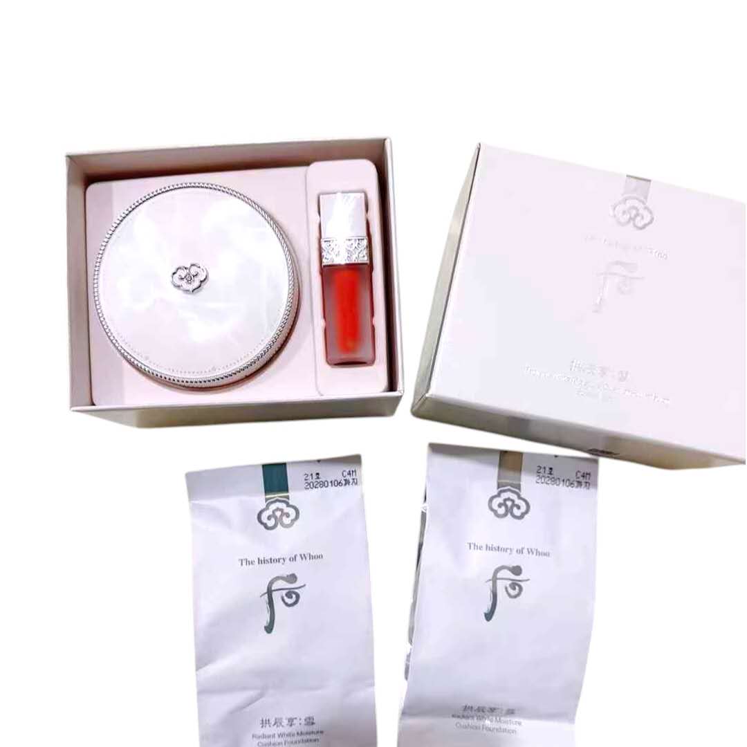 拱辰享(ゴンジンヒャン) 雪 美.白 水分光 クッション21号 (SPF50+/PA+++) 企画セット 本品1個+Refill 2個