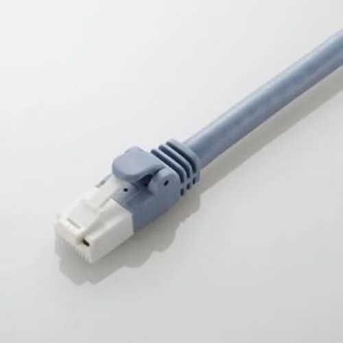 LD-GPAT／BU500 ツメ折れ防止LANケーブル(Cat6A対応)50m ブルー