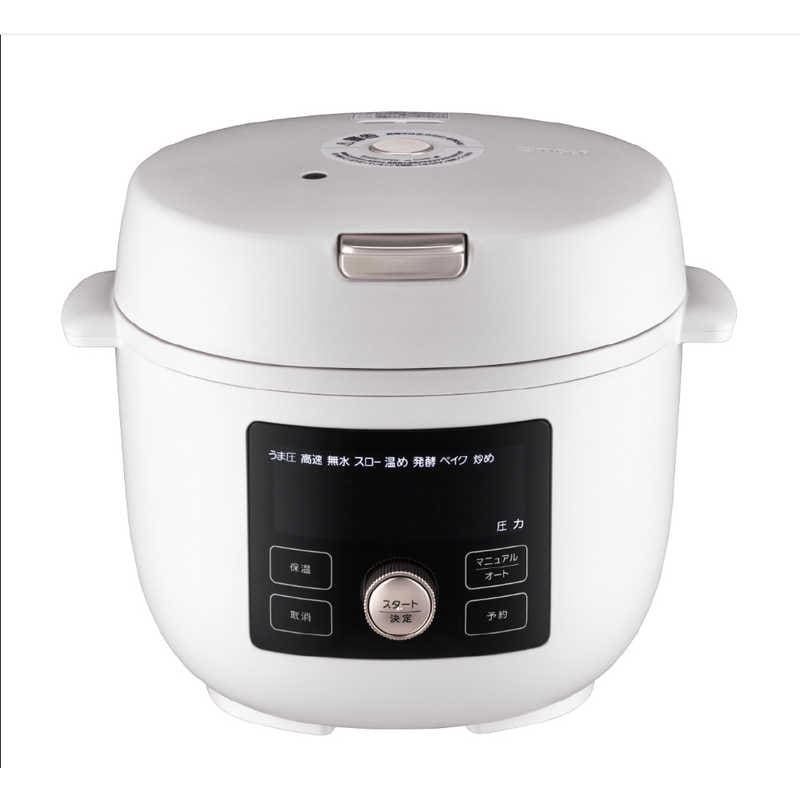 タイガー　TIGER　電気圧力鍋 2.2L マットホワイト　COK-B220WM