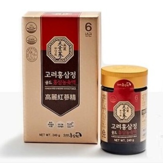 韓国直送チョンイルサム6年根高麗人参精参クリーム240g/紅参濃縮液100%