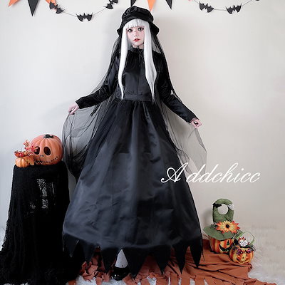 Qoo10] コスプレ ハロウィン 魔女 悪魔 ウィッ