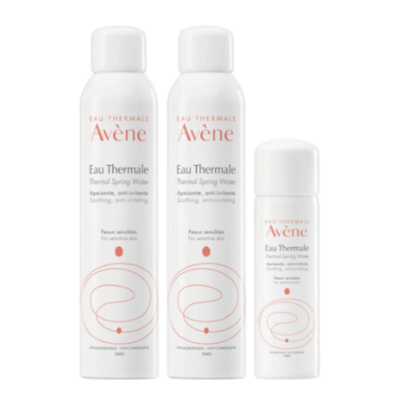 Avene / Eau Thermale spring water mist 300ml x 2 + 50ml / 温泉水ミスト
