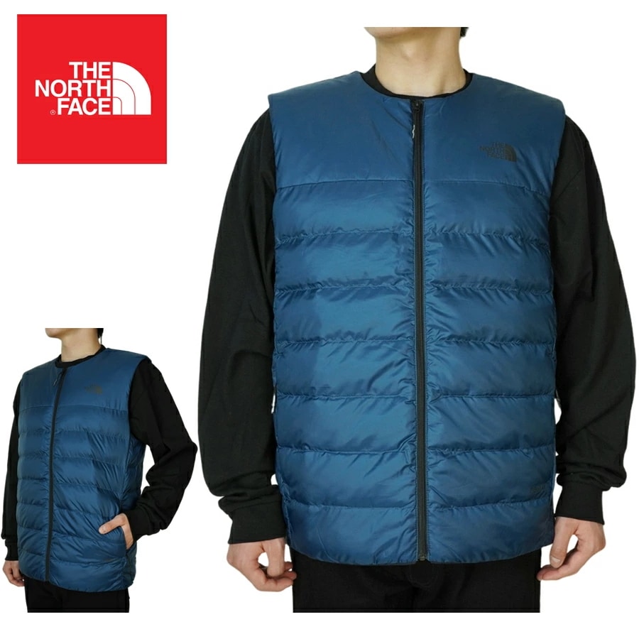 ノースフェイス日本未発売THE NORTH FACE メンズ ダウンベスト 中綿ルイス T ベスト4 LEWES T VEST 4TURQUOISE タ