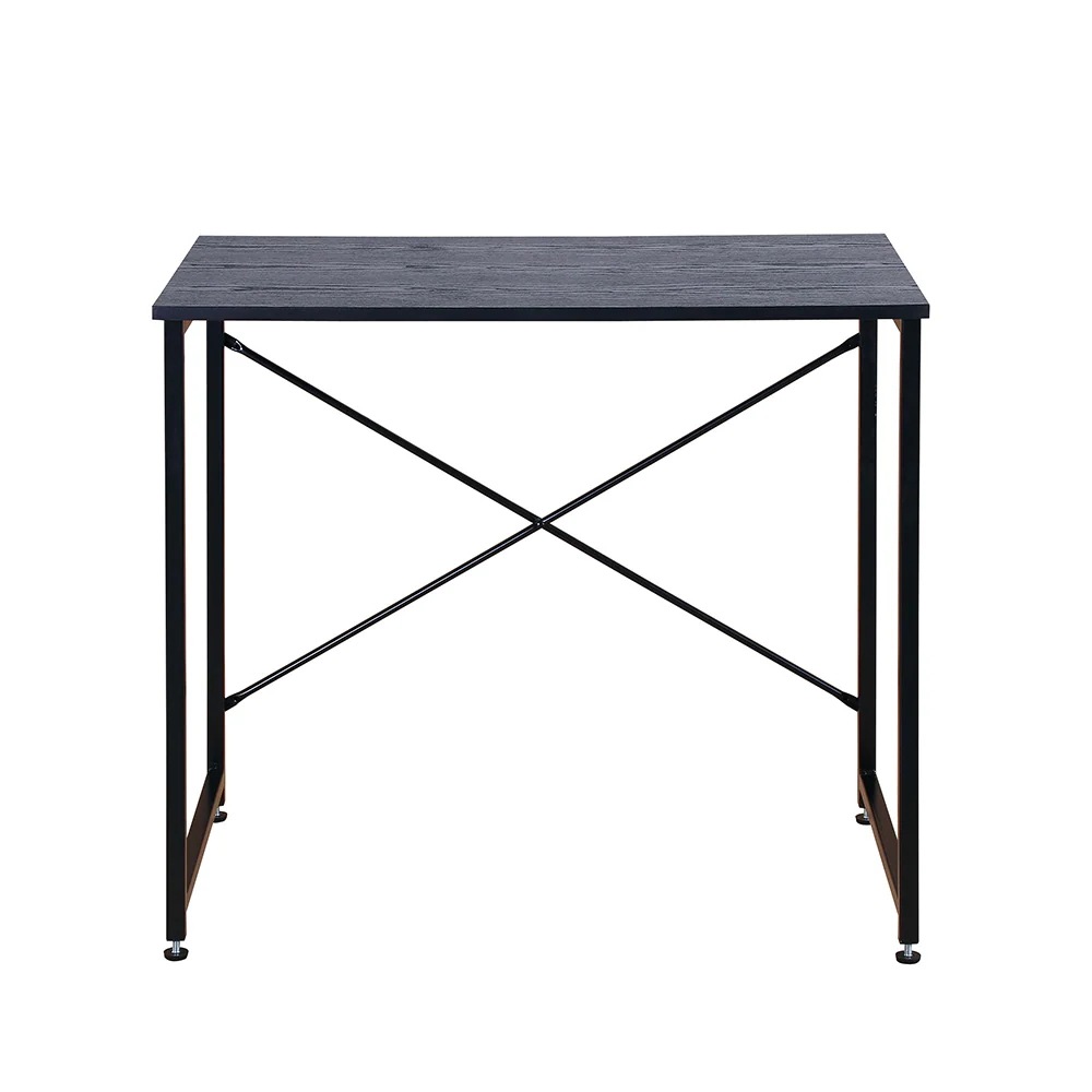 18623set 【WF301556AAAオフィスチェア+パソコンデスク セット】【ブラック】シンプルデスク　簡易デスク 木製　机　ワークデスク