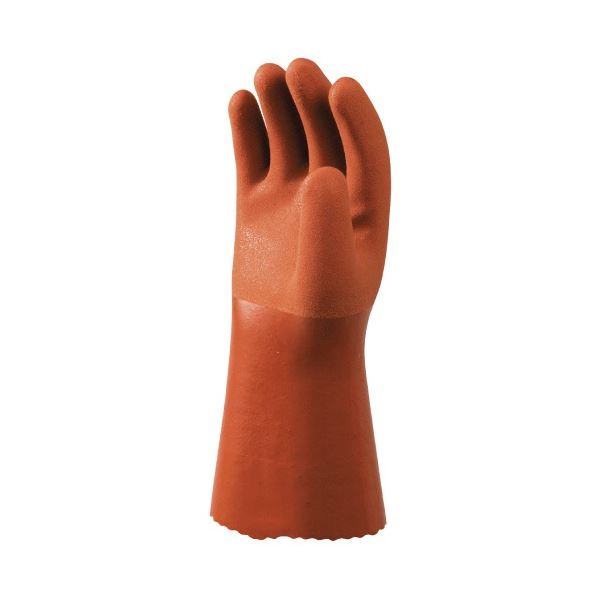 （まとめ）川西工業 ソフトマックス ロング M オレンジ #2308-M 1双 [x30セット]