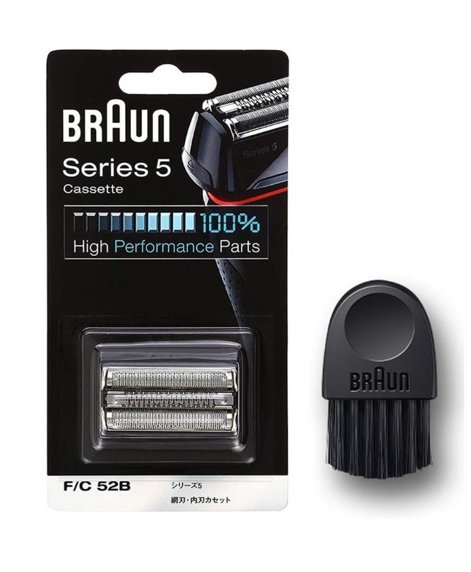 F/C52B [シェーバー替刃(網刃＋内刃)]　ブラシ付き