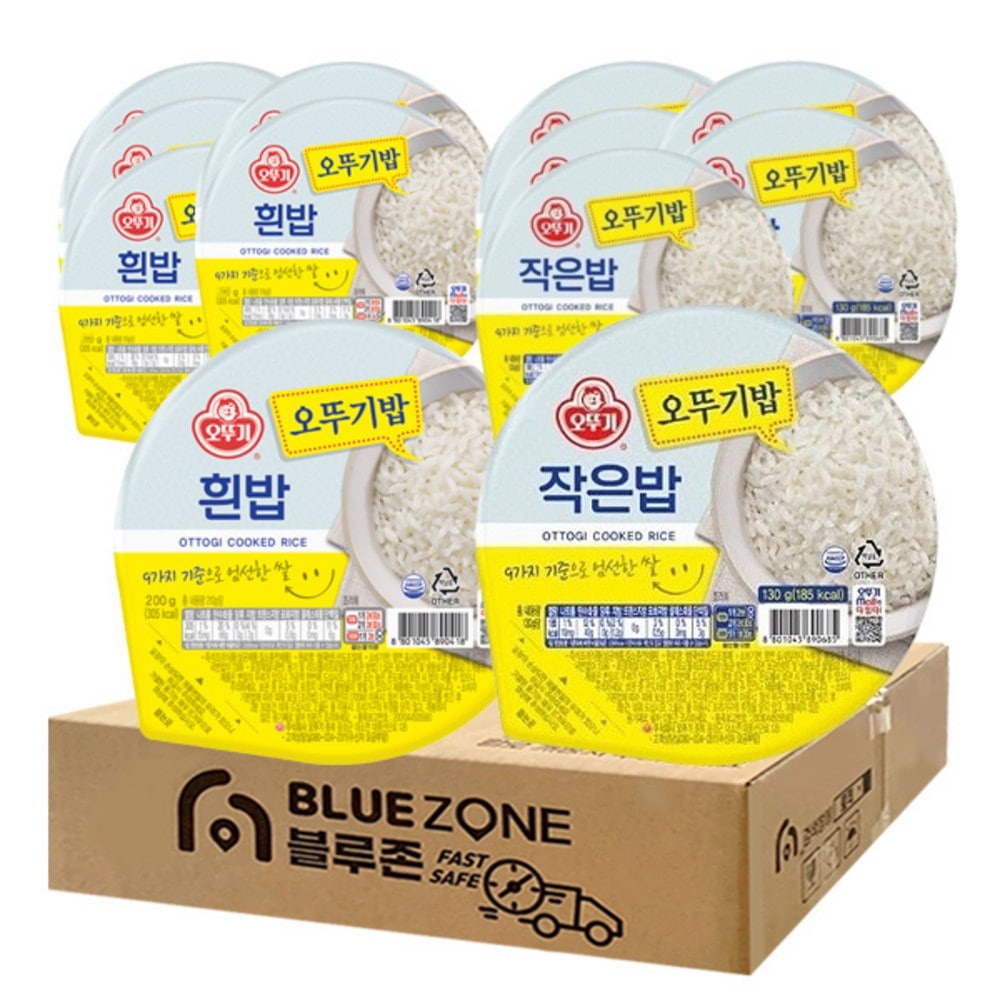 [韓国食品]ブルーゾーンオトギバブ200g x 6個入り＋小米130g x 6個入りセット