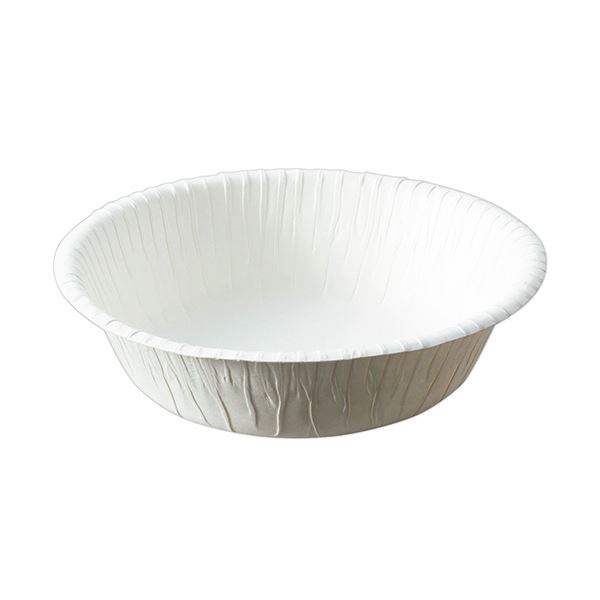 （まとめ） ペーパーウェア ナチュラルパルプボウル12cm NB-12 1セット（250枚：50枚5パック） 3セット