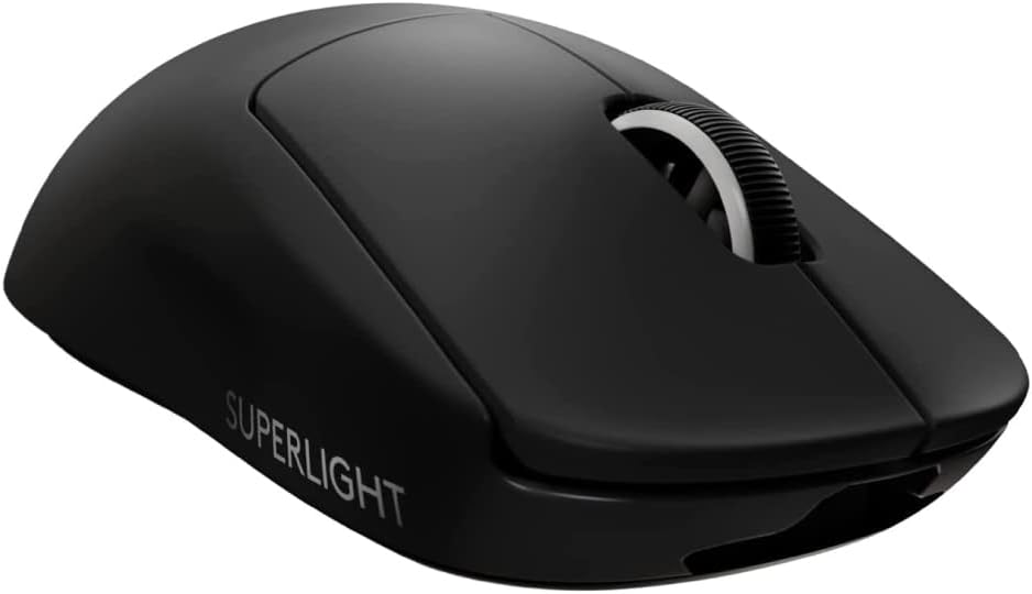 Logicool G PRO X SUPERLIGHT ワイヤレスゲーミングマウス G-PPD-003WL-BK - 軽量（63g未満）Lightspeed Hero 25kセンサー