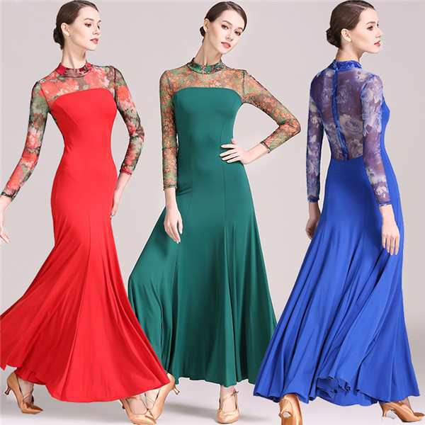 【2025新作入荷】社交ダンス ラテン衣装 モダンドレス ラテンドレス 社交ダンスドレス 大きい裾 ダンス衣装 競技着 練習服 演出用 ワンピース グリーン