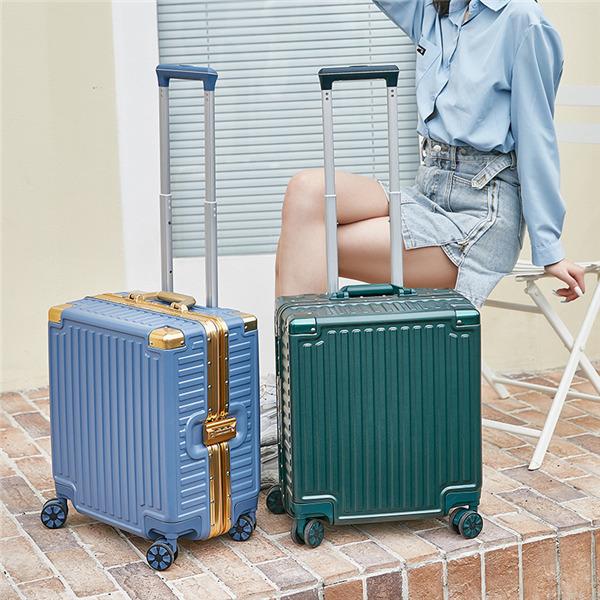 スーツケース 機内持ち込み 軽量 ビジネス 出張 アルミフレーム SSサイズ 小型 2-3日用 おしゃれ 短途旅行 かわいい キャリーケース 修学旅行 7,108円