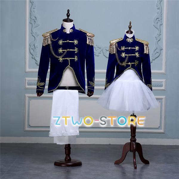 【S/M/L】演出服 王子様 ヨーロッパ風 復古風 男女 コスプレ衣装 ステージ衣装 セーラー服 写真撮影用 メンズ レディース 海軍礼服 クリスマス ハロウィン