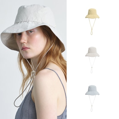 UNDERCONTROL正規品 FOLD BUCKET / LINEN STRING 3COLORバケットハット