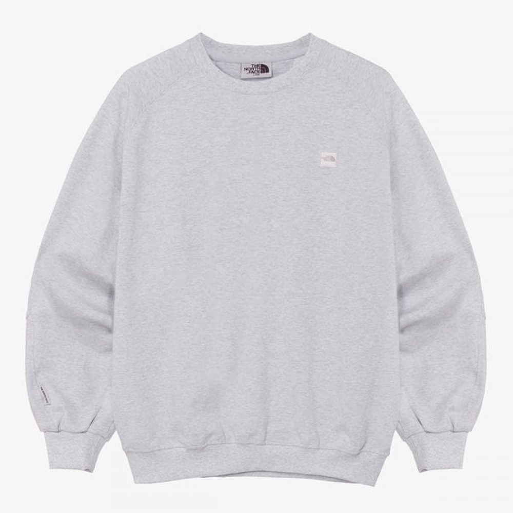 ノースフェイス ミニボックスステッチスウェットシャツ OATMEAL NM5MR02L