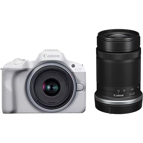 EOS R50 ダブルズームキット ホワイト　4549292205336