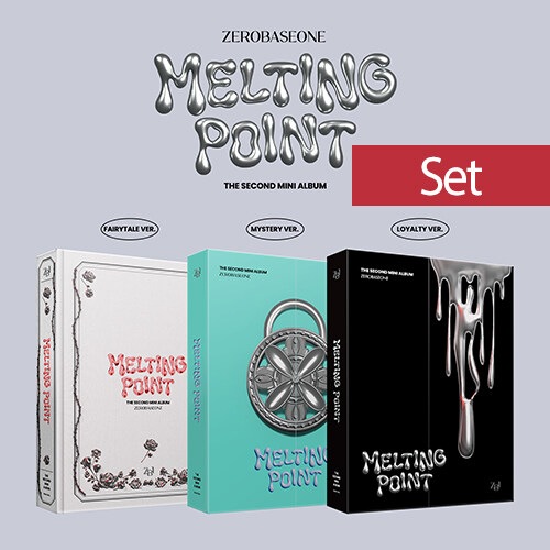 SET商品 ZEROBASEONE ミニ 2集 MELTING POINT (Ver 3種セット 韓国アイドル