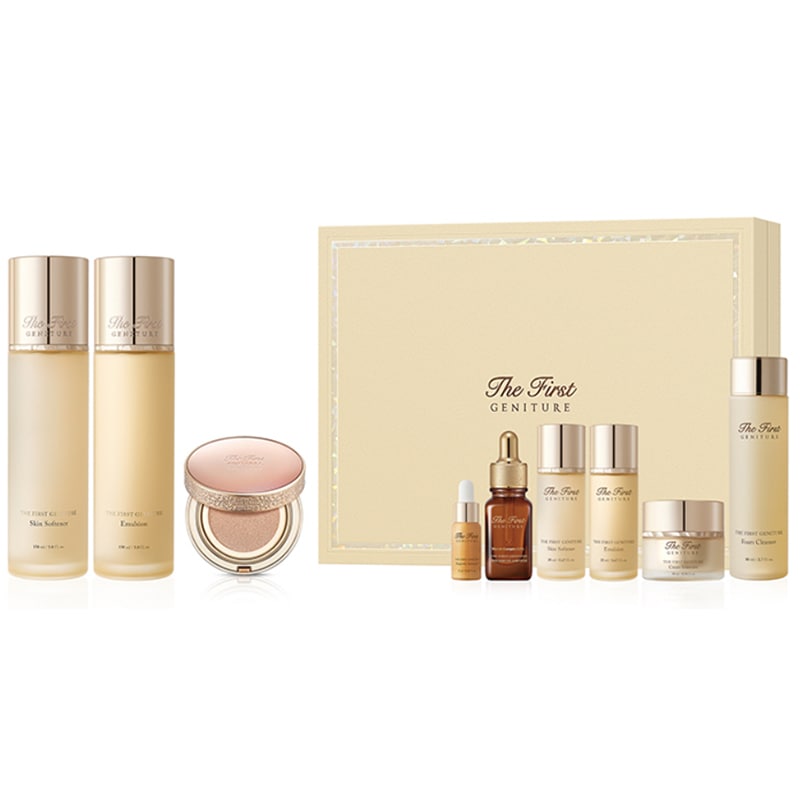 ザ ファースト ゼニチュア 3種 企画セット/Geniture/韓国コスメ/化粧水+乳液+クッション+サンプル5点付き