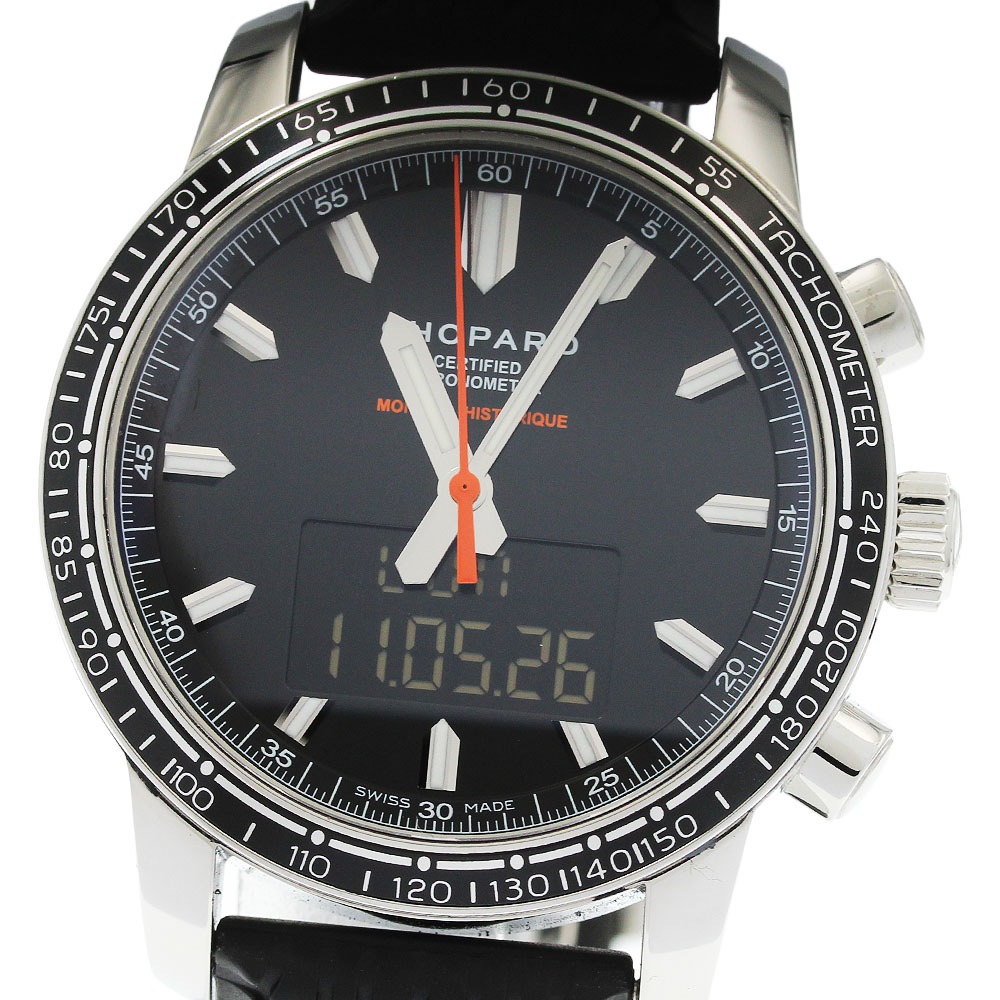 ショパール Chopard 168518-3001 ミッレ ミリア グランプリモナコ ヒストリック クロノグラフ クォーツ メンズ 良品 _959520【中古】