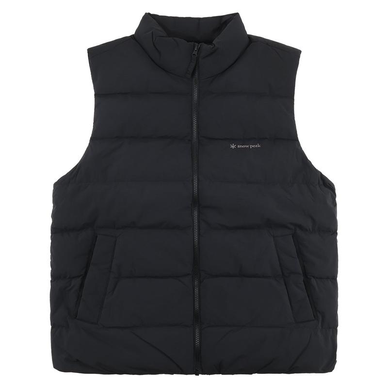 ランドエアスタンドネック軽量ダウンベストS25WMGDV40BK