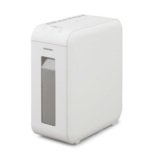 超静音シュレッダー 家庭用 クロスカット ダストボックス12L ホワイト P6HCSV-W