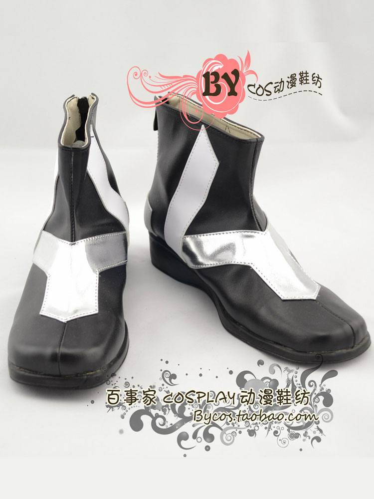 ギルティクラウン Qi Qi ホワイトバトルスーツシューズアニメコスブーツサポート