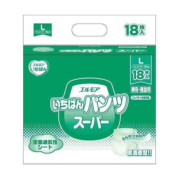 カミ商事 いちばんパンツスーパーL18枚x6P