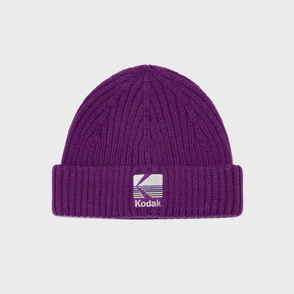 コダックアパレル レインボーショートビーニー PURPLE