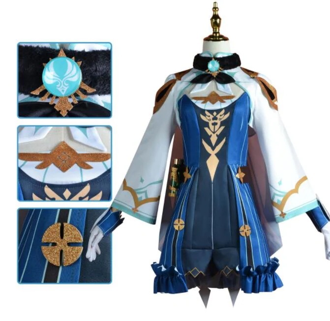 原神 げんしん スクロース コスプレ服 西風騎士団 コスプレセット変装 仮装 衣装 コスチューム