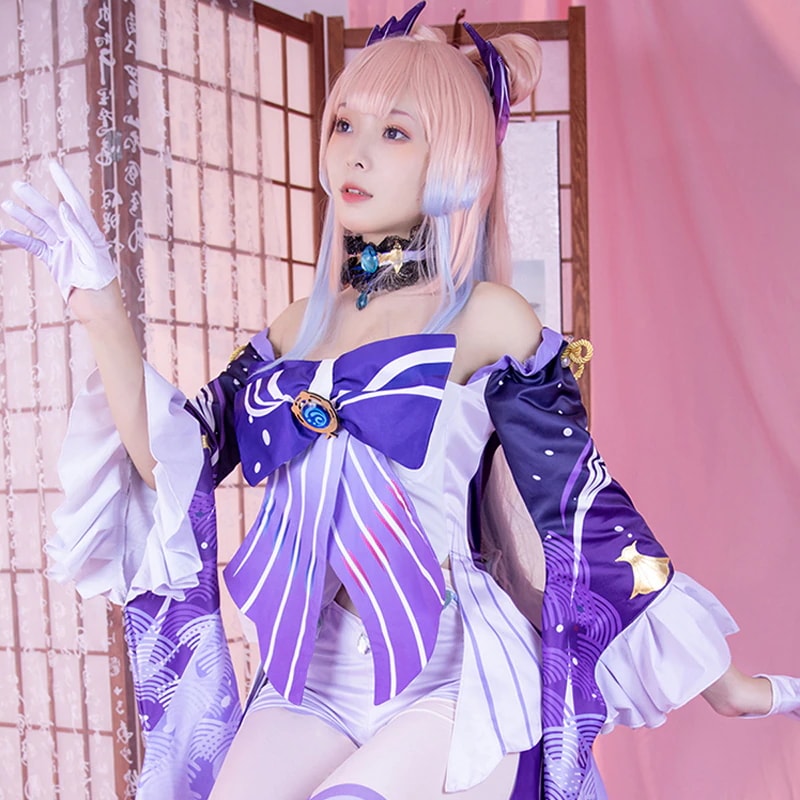 原神 珊瑚宮心海 コスプレ 衣装 ワンピース