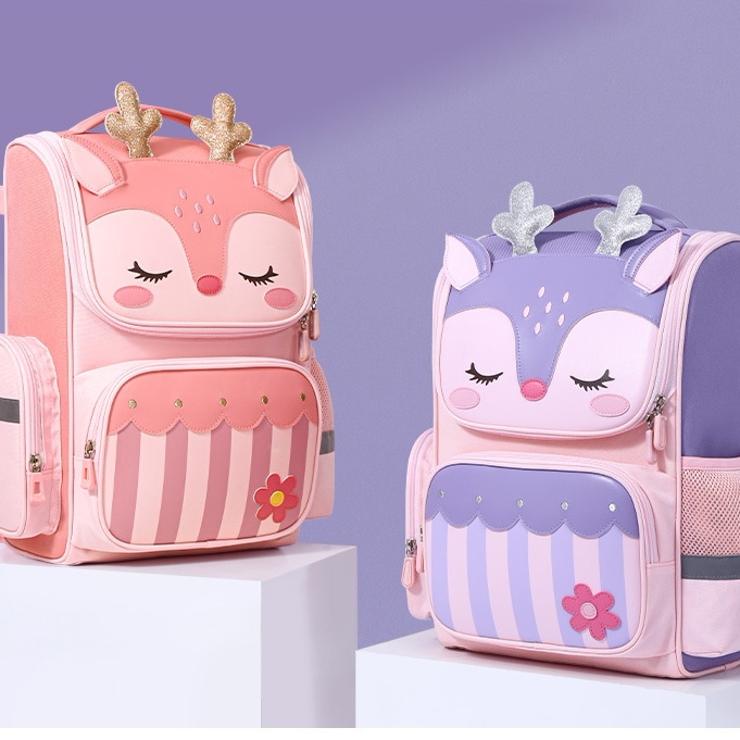 小学生ファッションランドセル子供ランドセル女の子かわいい1-3-6年生超軽量軽量軽量ランドセル