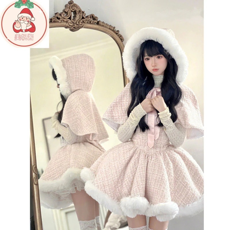 サンタコス クリスマス ドレス ポンチョ ジャケット スーツ レディース