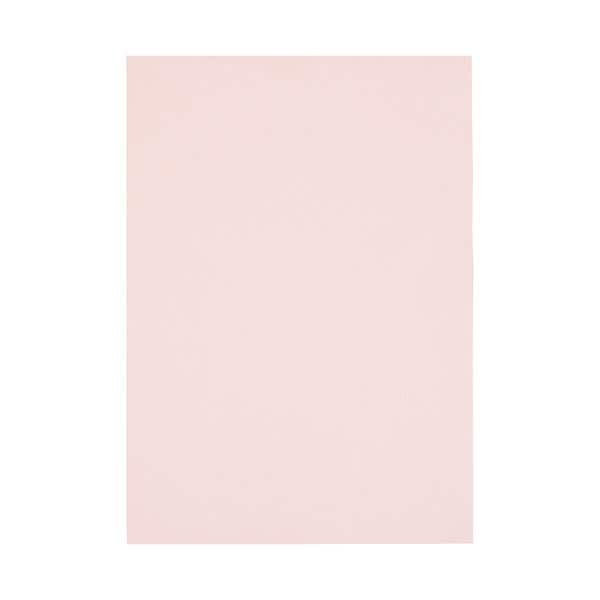 スマートバリュー カラーペーパー特厚口A4 桃 1500枚 A281J-7