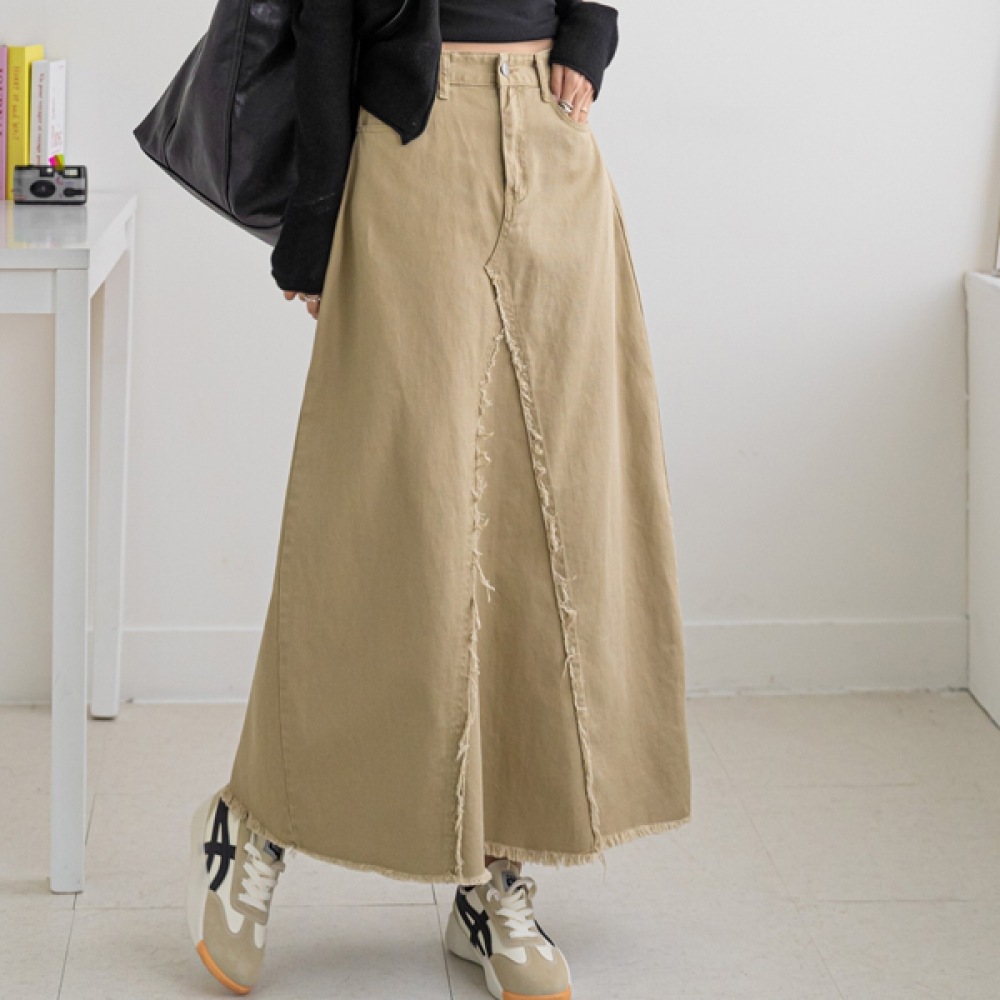 [NAK21] (S~L) フェミニンサージカルAラインロングスカートDM51-P-20