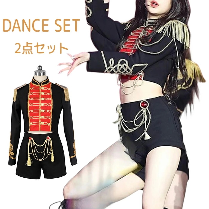【赤字販売*速達】ダンス衣装 k-pop 衣装 セットアップ へそ出し ジャケット 長袖 ジャズダンス ヒップホップ レディーストップス ジャケット 上下セット ハーフパンツ ショートパンツ スタイル