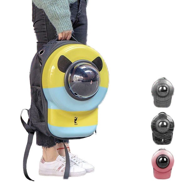 ペットキャリー リュック 猫 カプセル 小型犬 ドーム型窓 バック ペットバッグ