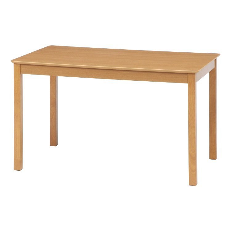 ダイニングテーブル おしゃれ 天然木製 幅120×奥行75×高さ72cm ナチュラル