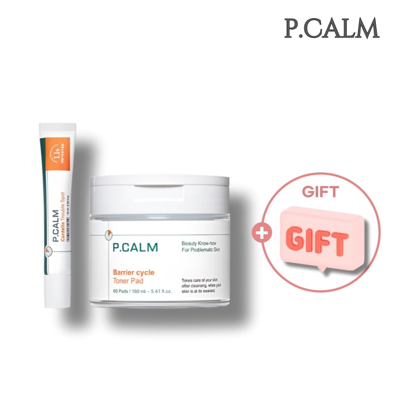 【肌ケア2点セット】バリアサイクルトナーパッド60枚＋センテラスポット15ml／毛穴・赤み・敏感肌におすすめ