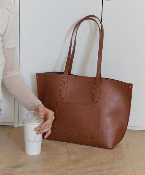 【OVHEE】 Move Shopper Bag_Brown ショルダーバッグ 正規品