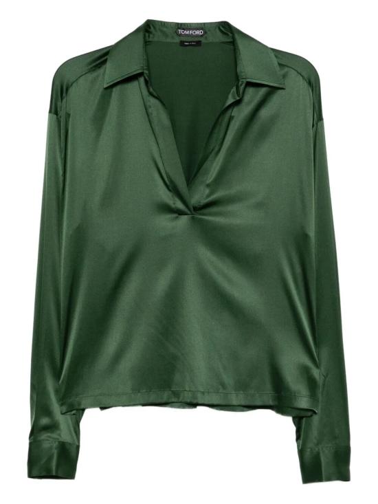 TOMFORD Women Shirts TS2144 FAX881 GCA MOSS GREEN