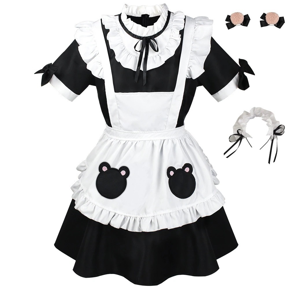 【SNS話題沸騰】日本系超萌え熊メイド服cosロリータアニメショー服可愛いロリータメイドcos